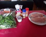Foto del paso 1 de la receta: Pechuga de pollo con espinacas