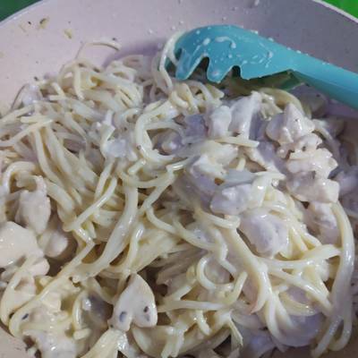 Tutorial Menyiapkan Spaghetti Carbonara Ayam Fillet Yang Nikmat Serta Gampang Dibuat Xresep Co