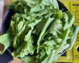 茼蒿炒豬舌豬耳朵的食譜步驟2照片