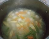 Foto langkah ke 4 dari resep Sop Sayur Bumbu Dasar Putih.