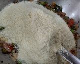 A picture of step 6 of Vegetable sooji upma (rava upma).
