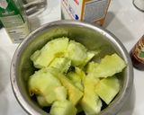 Hình bước làm 1 của món Sinh tố Dưa Bở 🍹