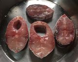 A picture of step 1 of Fish in Mustard Gravy.