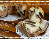 Foto langkah ke 18 dari resep Cake Nutrijell / bolu nutrujell kocok all on 1 (kopi coklat santan).