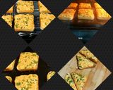 A picture of step 2 of Chilli cheese toast.
