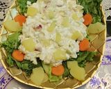 A picture of step 3 of Hawaiian salad.