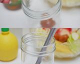 Foto langkah ke 1 dari resep Salted Plum Fruit Punch Mocktail with Mango, Strawberry & Apple.