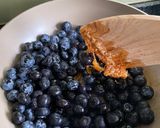 A picture of step 2 of Homemade Blueberry Jam.