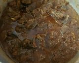 A picture of step 7 of Mutton masala.