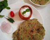 A picture of step 13 of Kakdi Thalipeeth.