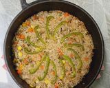 รูปขั้นตอนการทำที่ 3 ของ ข้าวผัดสเปน (Paella)