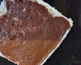 A picture of step 4 of Nutella French toast.