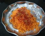 A picture of step 1 of Instant Carrot Chutney.