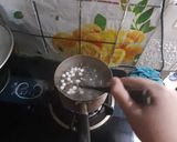 Hình bước làm 1 của món Ăn vặt với Milo Trân châu dầm pudding