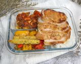 松阪豬佐時蔬便當(氣炸鍋)的食譜步驟10照片
