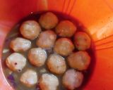 A picture of step 1 of Yam balls.