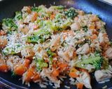 Szójás pulykemell brokkolis répás basmati rizzsel recept fázis 3 fotója