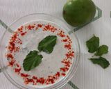 A picture of step 3 of Raw mango & grapes raita.