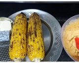 A picture of step 4 of Grilled Mexican Street Corn (Elote).