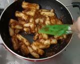 A picture of step 8 of Korean chewy garlic Potato in Red sauce.