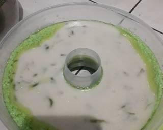 Puding cendol lumut pandan - Step 5