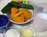 Foto langkah ke 1 dari resep 150. Puding Labu Kuning.