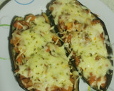 Foto del paso 8 de la receta: Berenjena rellena en el microondas 🍆