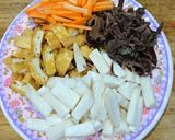 Hình bước làm 2 của món Bánh bột lọc chay
