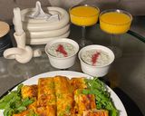 A picture of step 6 of Chicken Shawarma with Tortilla Wraps.