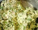 A picture of step 5 of Thotakura vada.