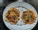 A picture of step 5 of Black pepper masala. egg 🥚 omlate.