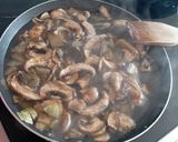 Foto del paso 5 de la receta: Risotto de champiñones y berenjena