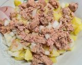 Foto del paso 6 de la receta 60. Patatas aliñadas con atún