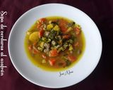 Foto del paso 2 de la receta Sopa de verduras al azafrán
