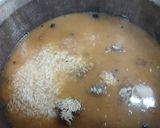 A picture of step 3 of Mutton pulav.