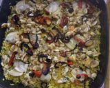 Foto del paso 7 de la receta: Paella de mariscos pero de risottos (algo distinto)