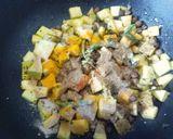 A picture of step 5 of Kaddu chane ki sabji.
