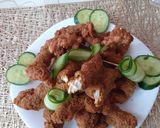 A picture of step 4 of Spicy chicken strips.