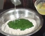 A picture of step 4 of Palak lachha paratha.