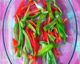 Foto del paso 3 de la receta: Ensalada de chiles asados con vegetales orgánicos y especias