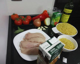 Foto del paso 1 de la receta: Fideuá vegetal y pollo