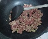 รูปขั้นตอนการทำที่ 4 ของ สปาเก็ตตี้ผัดหมูสับตำลึง