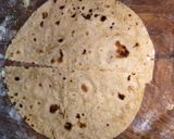 A picture of step 1 of Leftover roti cone.