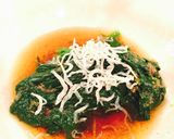 Hình bước làm 3 của món Rau luộc ohitashi