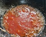 A picture of step 5 of Dhaba style paneer tikka masala gravy.