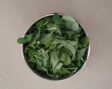લોટવાળી મેથીની ભાજી(Besan methi sabji recipe in Gujarati) રેસીપી સ્ટેપ1ફોટો