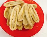 Hình bước làm 1 của món Kem chuối