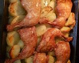 Foto del paso 6 de la receta: Pollo al horno con patatas