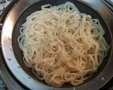 A picture of step 3 of Ramen Noodles with Vegetables and Shrimp.