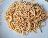 Foto del paso 4 de la receta: Noodles con pollo y shiitake en salsa Teriyaki